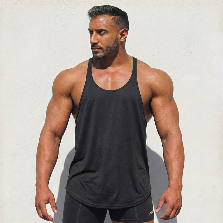 premium stringer tank top