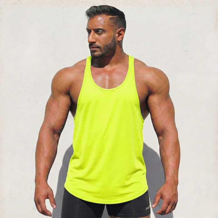 premium stringer tank top