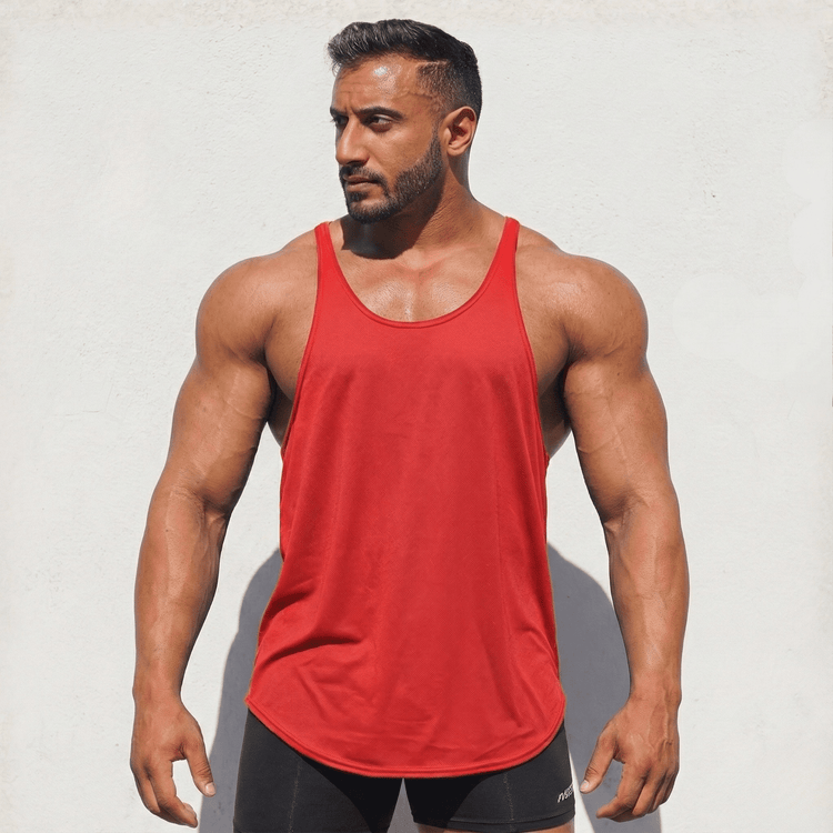 premium stringer tank top