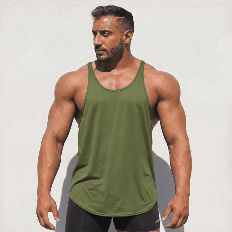 premium stringer tank top