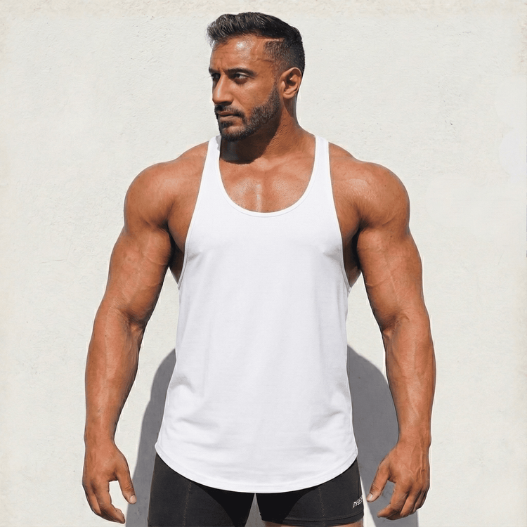premium stringer tank top