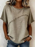 plus size frayed hem short sleeve top