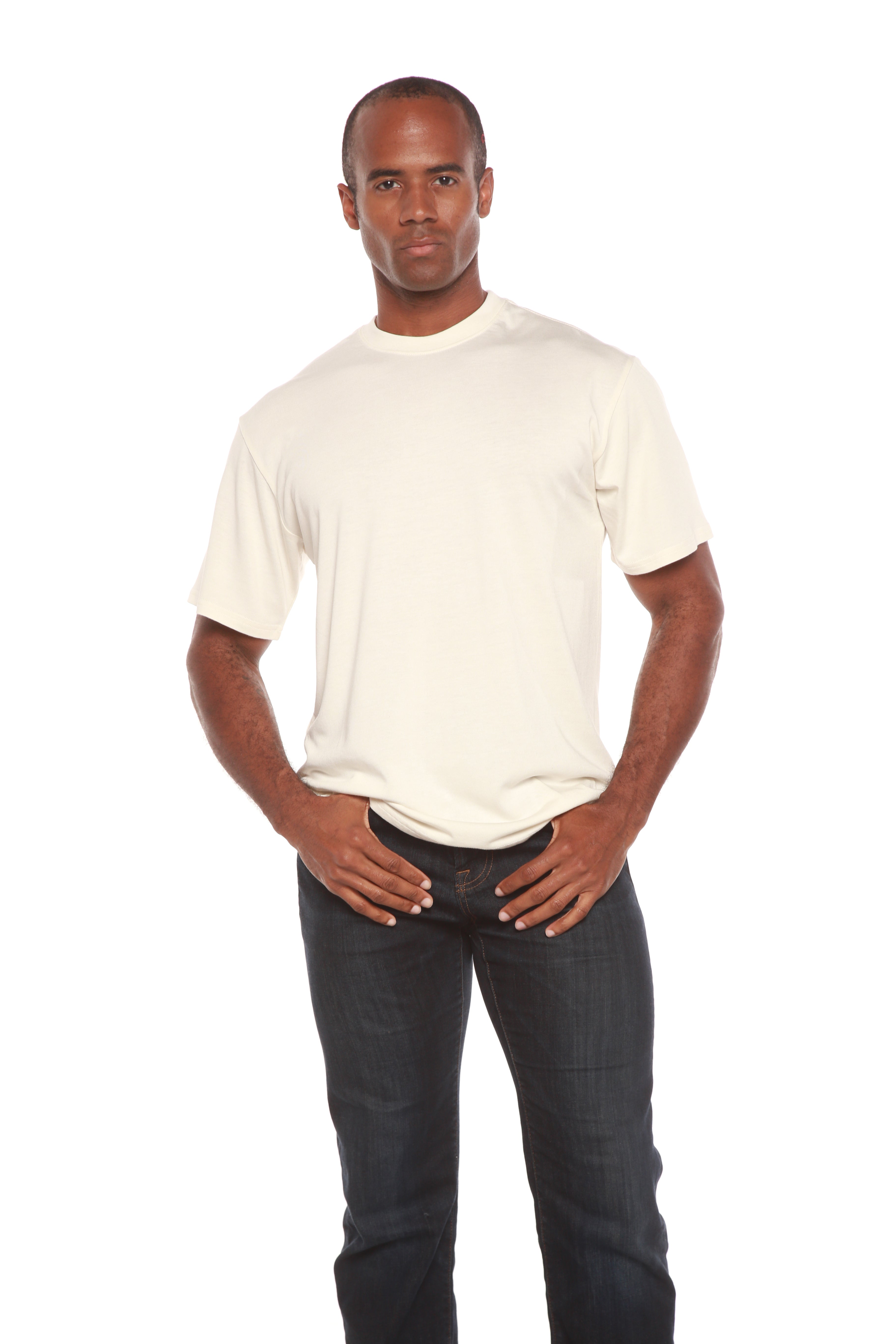 Men's Bamboo Viscose T-Shirt – Organic Cotton, Classic Fit